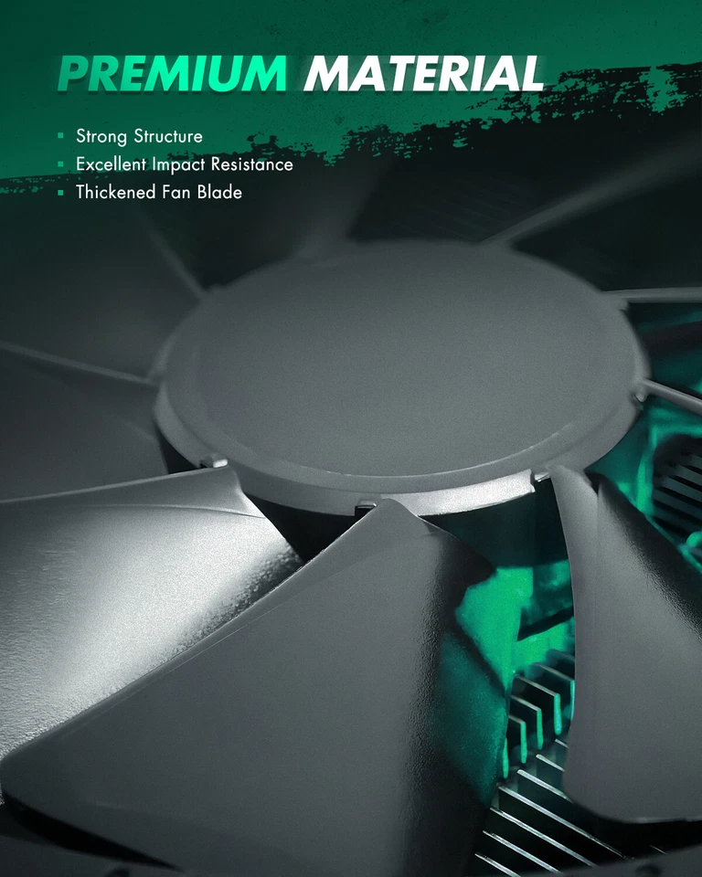 Ventilador de refrigeración doble radiador aire acondicionado para Toyota Sienna 2011 2012 2013 2014-2016 622670 Foto 4 de 4