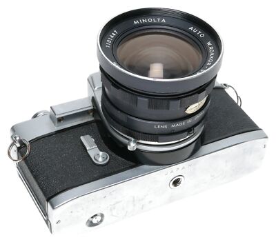 Minolta SR-1 35mm SLR Camera Auto W.Rokkor-SG 1:3.5 f=28mm Lens | eBay