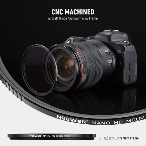 58mm UV Filter, Ultra Slim UV Protection 58mm Camera Lens Filter - Picture 6 of 8