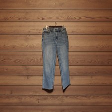 Lands' End Women's Classic Blue Straight Jeans Size 10