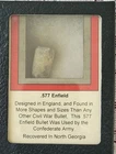 Civil War Relic Confederate Used .577 Enfield Bullet Glass Encased Found In N GA