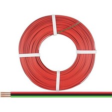 Donau Elektronik 318-014-50 Wiring Cable 3 x 0.14 mm  Red, Green, Black
