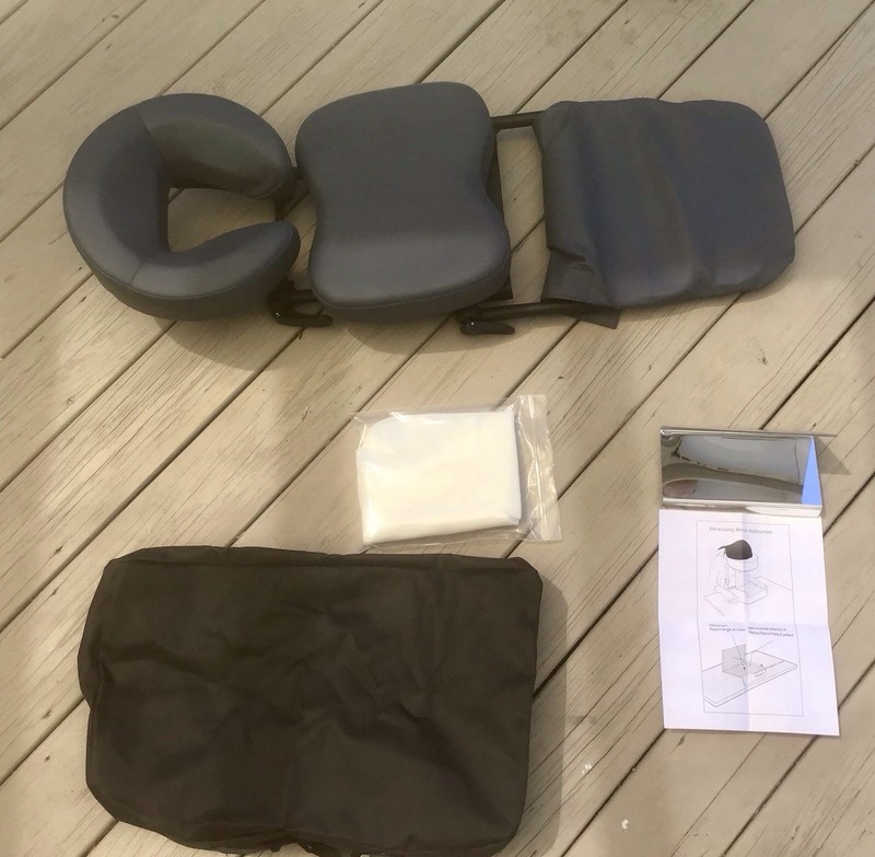 Vitrectomy/Massage Face-Down Support  Foldable Portable System including MIRROR 