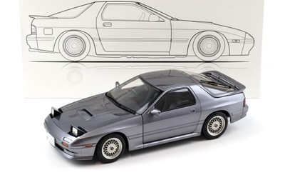 1:18 WHELART Mazda Savanna RX-7 FC3S Coupe Grey Metallic | eBay