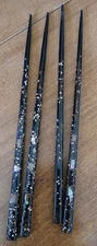 Vintage Chopsticks  Abalone Inlay