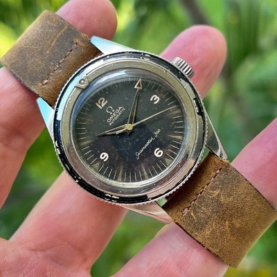 Vintage 1961 Omega SeaMaster 300 Patent Pending 14755-1 Cal 552