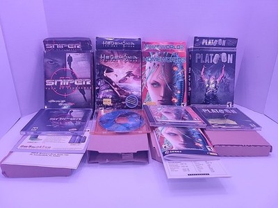 PC Game Lot of 4 Sniper: path of vengeance, hegemony, homeworld 2/platoon
