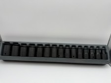 Snap-on 15 Pc 12 Dr 6-pt Metric Shallow Impact Socket Set 10-24mm Pakty151