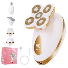 Electric Razors for Women, 5 in 1 Painless Rechargeable Dusk Shaver 5 Head