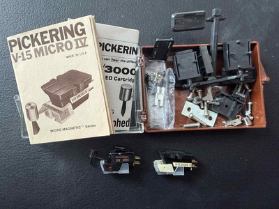 Pickering XSV-3000 and Micro V-15 Lot with extra parts