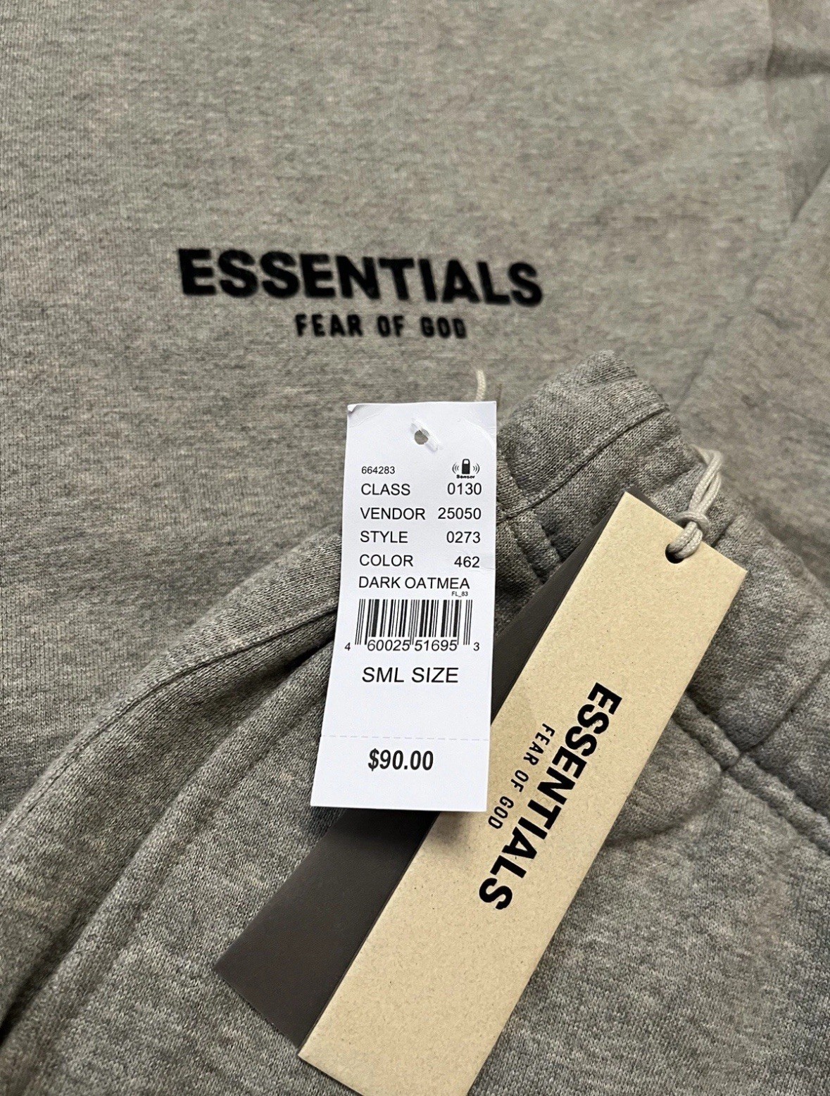 Size Small - Essentials Dark Oatmeal Sweatsuit - image 8