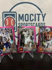 2025 Bowman Chrome U Football Pink Lava Complete Your Set $1 EA Volume Discounts