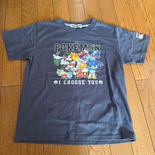Pokemon Pikachu Gray T-shirt I Choose You Kids 140cm Unused
