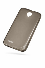 Cover per Vodafone 895 Smart Prime 6 custodia TPU trasparente nero fumè