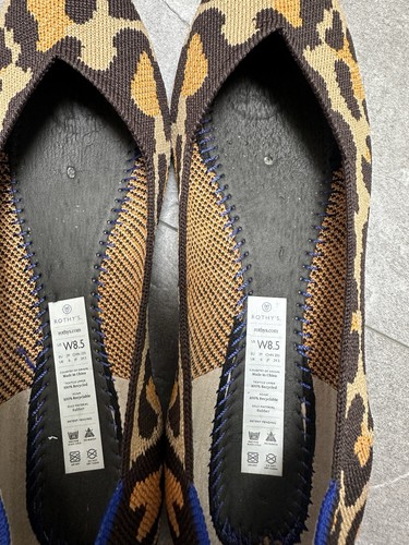 Rothy's The Point Leopard Womens Pointed Toe Ballet Flats Size 8.5 W - Bild 6 von 6