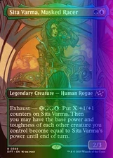 MTG Magic the Gathering Sita Varma, Masked Racer (368/568) Aetherdrift NM FOIL