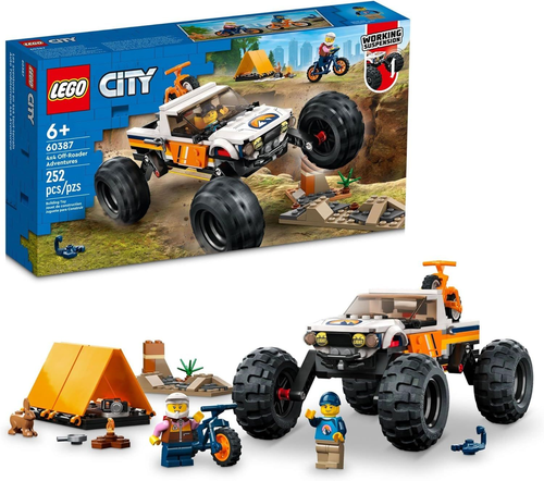 LEGO City 4x4 Off-Roader Adventures Toy Truck - Building Blocks for Boys &...