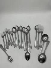 Stainless Steel Cocktail Forks, Tea Spoons ,and More 17 Pcs In All