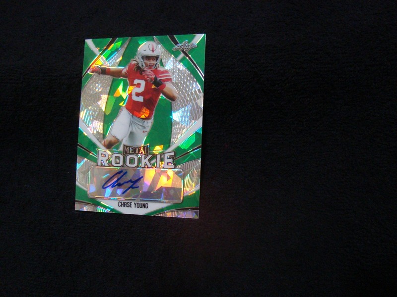 2020 LEAF METAL CHASE YOUNG RC AUTOGRAPH 2/4 OHIO STATE