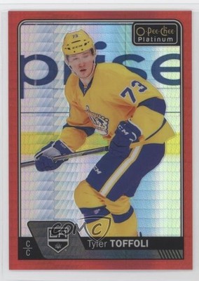 2016-17 O-Pee-Chee Platinum Red Prism 188/199 Tyler Toffoli #112 l1s