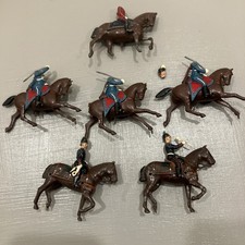 Vintage Lot Britains Ltd Lead Horses / Cavalry / for parts, repair, or melt