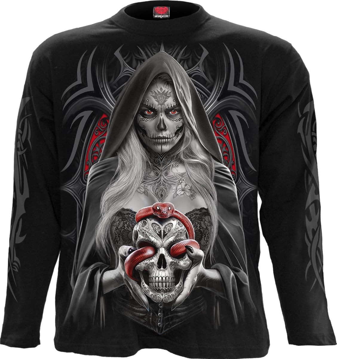 Спираль - Верховная жрица - Футболка с длинным рукавом Black XL Black