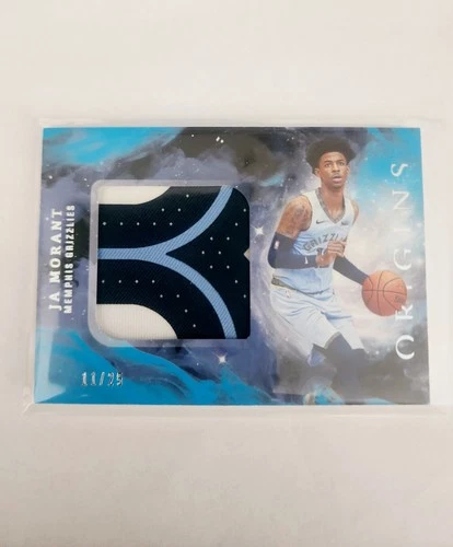 2019-20 Panini Origins 3 Color Player Worn Jumbo Jerseys 11/25 Ja Morant #RJ-JMT