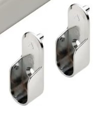 6 Pieces Closet Rods End Support Plus The Screws