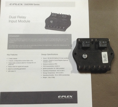E-PLEX 365DRIM DUAL RELAY INPUT MODULE 2-OUT 4-IN/OUT DIGITAL GENERATOR CONTROL