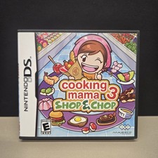 Cooking Mama 3: Shop & Chop (Nintendo DS, 2009) Complete and Tested