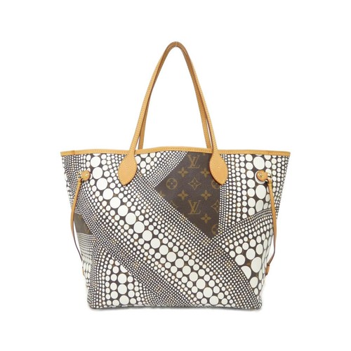 Authentic LOUIS VUITTON Monogram Wave (Yayoi Kusama) Neverfull MM M40684 Bag ...