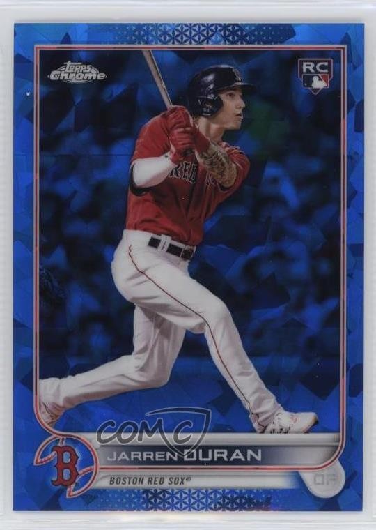 2022 Topps Chrome Sapphire Edition Jarren Duran #187 4f6