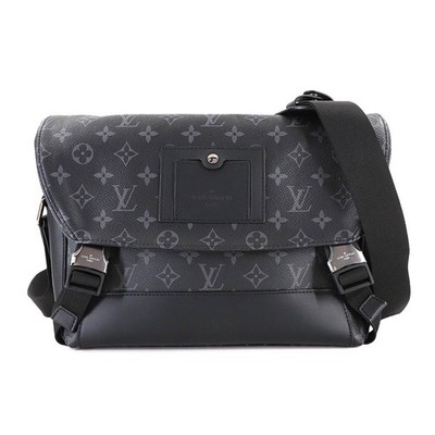 LOUIS VUITTON Monogram Eclipse Messenger Voyage PM Schultertasche M40511...
