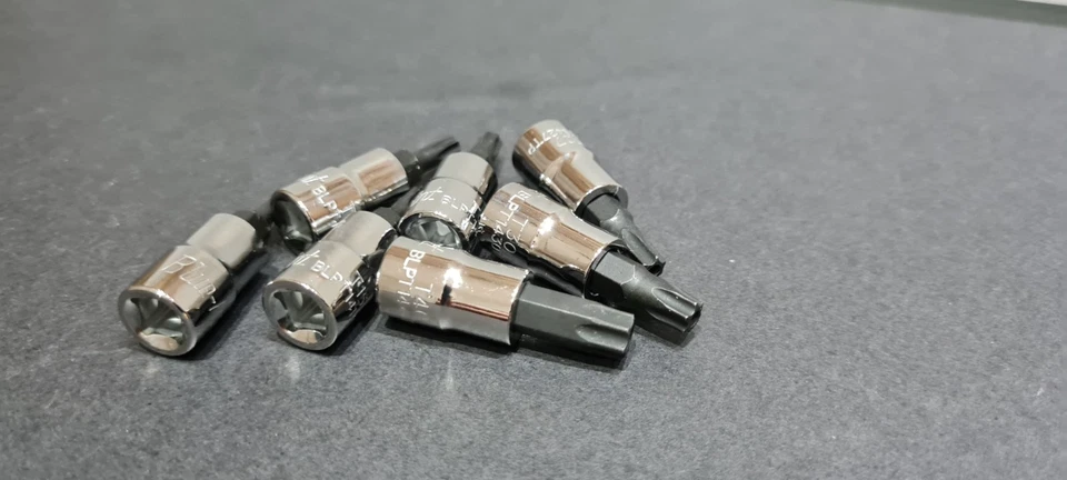Blue Point 1/4" drive tamper-proof Torx sockets T40 to T10 - NEW - Image 4 of 4