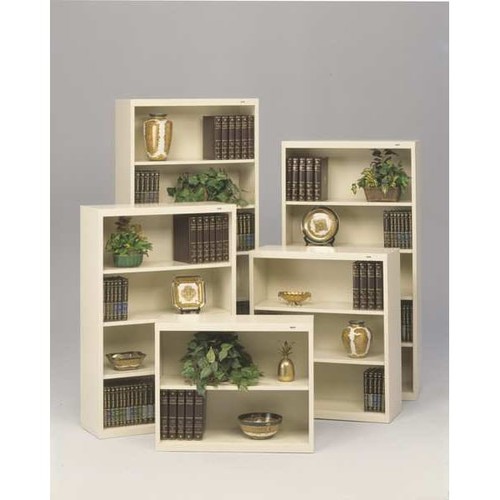 Tennsco Bc18-30 Light Grey 2-Shelf Bookcase, All Welded Steel 30"X36" Light Grey - Picture 3 of 3