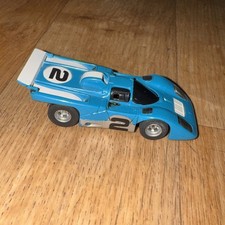 Aurora AFX Ho Slot Car No. 1905 Blue  White 2 Ferrari 512M Vintage Lighted Run