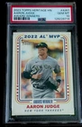 Aaron Judge 2023 Topps Heritage #AW-1 Award Winners Card AL MVP PSA 10