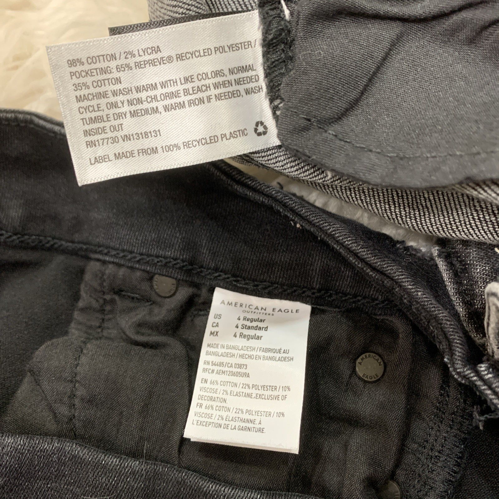 American Eagle & Universal thread black mini skir… - image 5