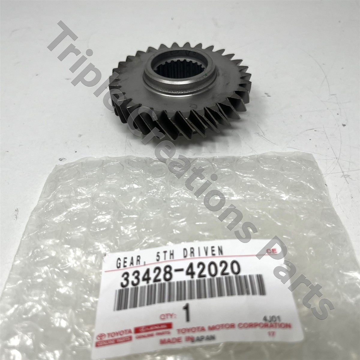 2020 Toyota 5th Driven Gear 3342842020 33428-42020 OEM