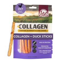 Wild Eats Real Duck Collagen Bully Sticks for Dogs 25 5.7 Ounce Pack of 25