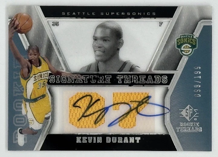 2007-08 SP Rookie Threads - Kevin Durant #49 for sale | eBay