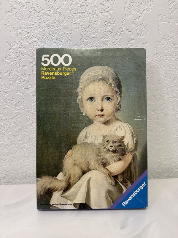 Vintage Rare/ HTF Ravensburger 1976 500 Piece Puzzle - ‘Portrait Of A Child’