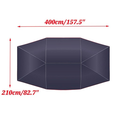 Universal Car Sun Shade Umbrella Cover Tent Cloth UV Protect Waterproof 4X2.KN