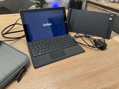 Microsoft Surface 3 128GB Storage, Bundle with Docking Station, keyboard cover
