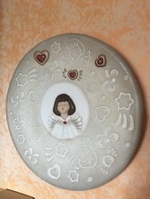 Thun Bellissimo Piatto Prestige con Angelo e Cuori, cm 36 circa