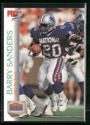 Barry Sanders #421 1992 Pro Set card