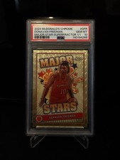 Marketplace image: Donavan Freeman Major Star 1/1 Superfractor PSA 10 Topps McDonald’s Chrome 2024