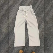 Y2K Men Joggers Gothic Trendy Double Waist Unisex Cotton Sweatpants Hip Hop Amer