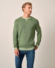 johnnie-O Burgess Garment-Dyed Crewneck Sweater Valley Size XL