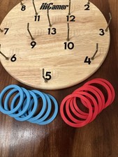 Hookey Ring Toss Game Set Complete Indoor Outdoor Target Family Fun, Gameroom